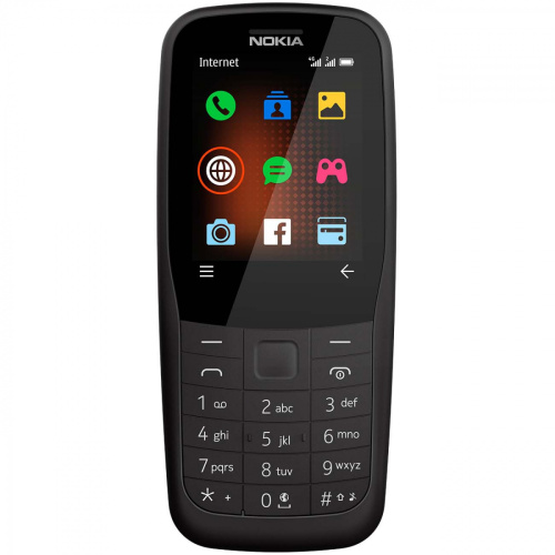 сертифицированный Nokia 220 4G DS TA-1155 Черный
