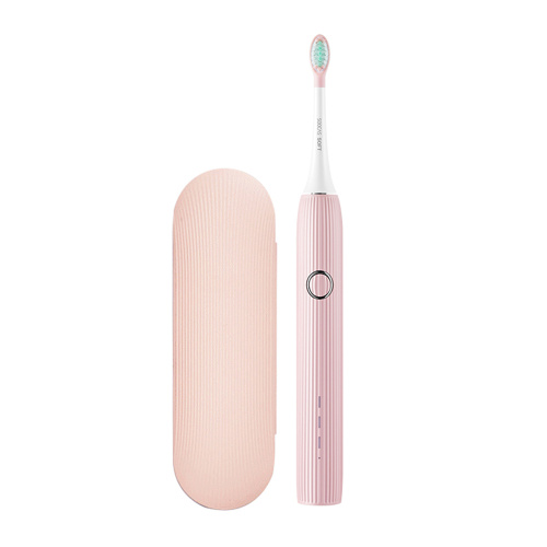 сертифицированный Электрическая зубная щетка Soocas Electric Toothbrush X3 (футляр +3 насадки) розовая