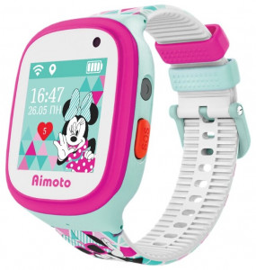 сертифицированный Детские часы Кнопка Жизни Aimoto Disney Minnie
