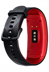 сертифицированный Часы Samsung GearFit 2 PRO R365 Black-red (S) фото 4