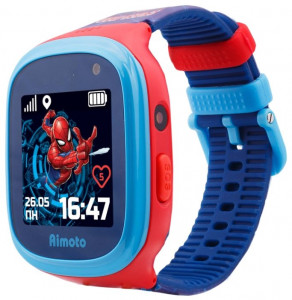 сертифицированный Детские часы Кнопка Жизни Aimoto Marvel Spider-man