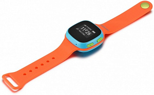 сертифицированный Детские часы Alcatel MoveTime (SW10) Track&Talk Watch Синий/Оранжевый фото 5