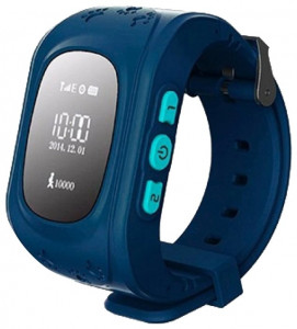 сертифицированный Детские часы Кнопка Жизни К911 с GPS трекером Синие фото 3