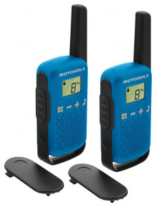 сертифицированный Комплект из двух радиостанций Motorola T42 (Blue)