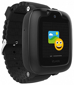 сертифицированный Детские часы Elari KidPhone 3G Черные фото 4