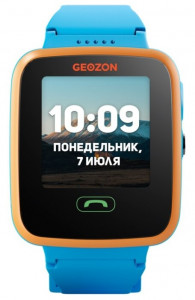 сертифицированный Детские часы GEOZON Aqua голубые