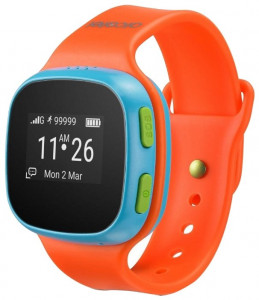 сертифицированный Детские часы Alcatel MoveTime (SW10) Track&Talk Watch Синий/Оранжевый