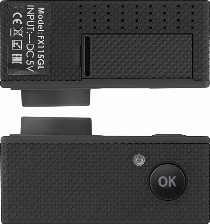 сертифицированный Камера спортивная GINZZU FX-130GL Sport Cam черная фото 6