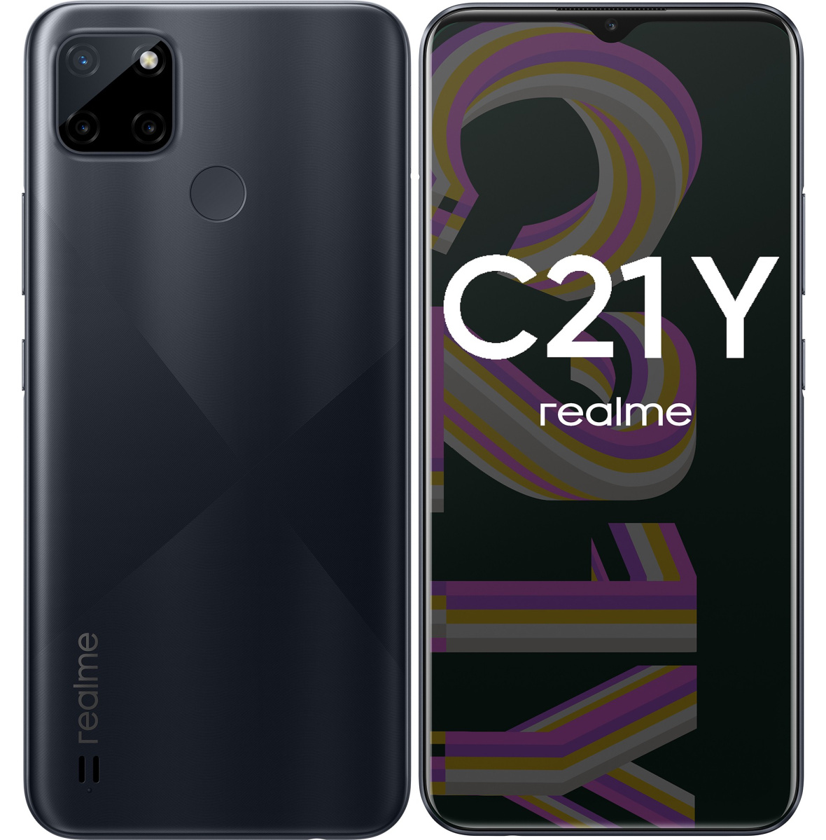 Realme C21Y 3/32GB Черный ✓ купить в Кемерово по низкой цене - On Смарт