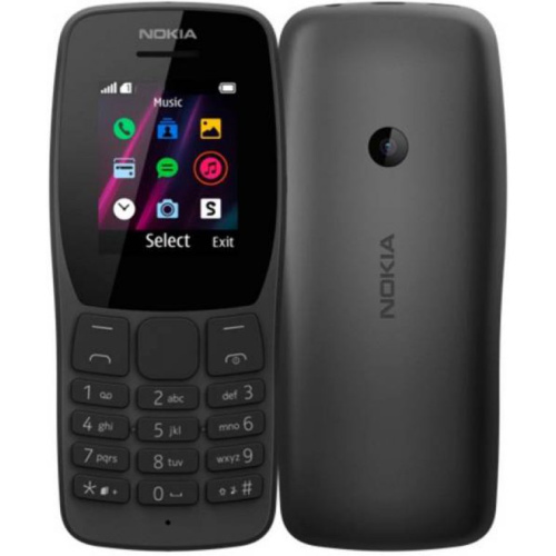 сертифицированный Nokia 110 DS TA - 1192 Черный