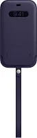 продажа Чехол-карман для iPhone 12 Pro Max Leather Sleeve with MagSafe Deep Violet