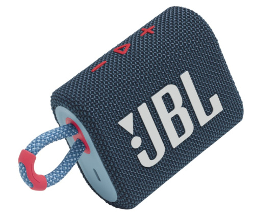 сертифицированный Акустическая система JBL GO 3 Синий/розовый фото 4