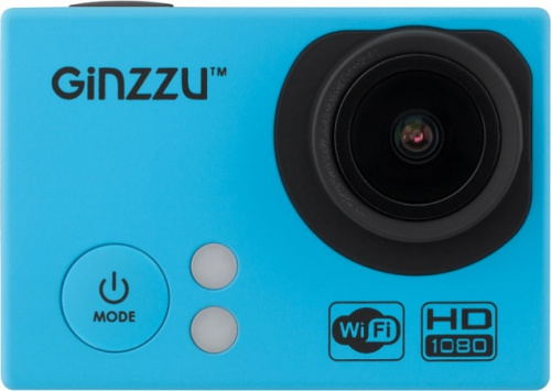 сертифицированный Камера спортивная GINZZU FX-120GL Sport Cam синяя фото 3