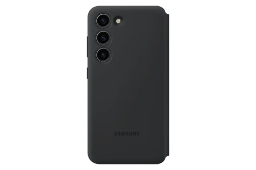 сертифицированный Чехол Samsung S23 Smart View Wallet Case черный фото 2