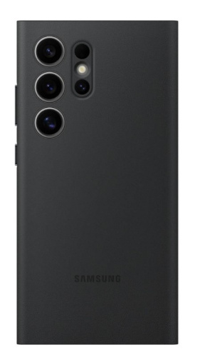 сертифицированный Чехол Samsung S24 Ultra Smart View Wallet Case черная фото 2
