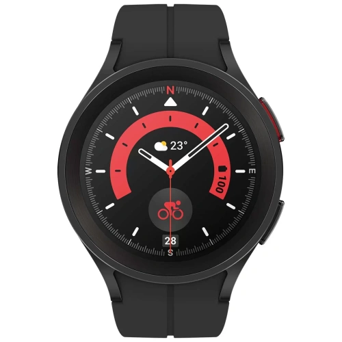 сертифицированный Часы Samsung Galaxy Watch 5 Pro 45мм 1.4" AMOLED корп.черный рем.черный фото 2