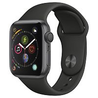 продажа Apple Watch Series 4 44mm Case Space Grey Aluminium Sport Band Black