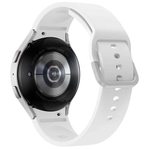 сертифицированный Часы Samsung Galaxy Watch 5 44мм 1.4" AMOLED корп.сереб. рем.белый фото 4