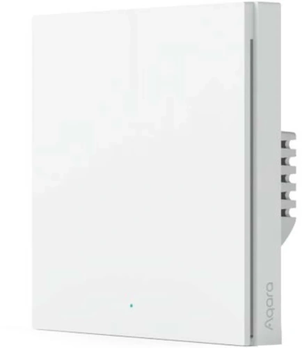 сертифицированный Умный выключатель Aqara Smart wall switch H1 (with neutral, single rocker) WS-EUK03