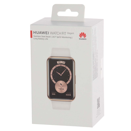 сертифицированный Умные часы Huawei TIA-B29 Watch Fit Elegant Frosty White фото 6
