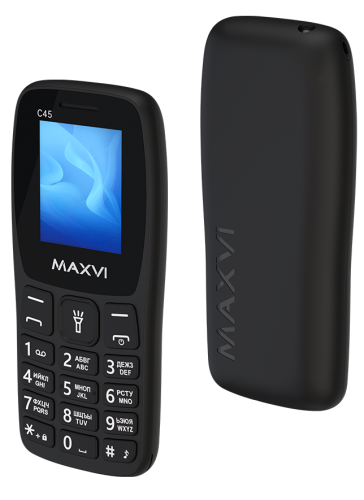 Maxvi C45 Черный сертифицированный сертифицированный Maxvi C45 Черный