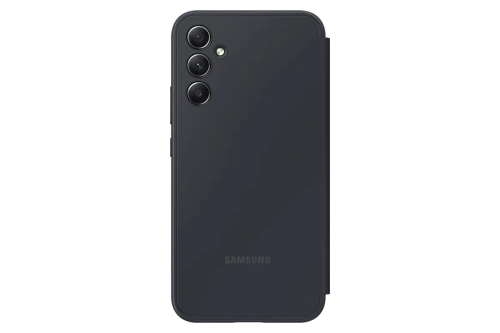 сертифицированный Чехол Samsung A34 Smart View Wallet Case черный фото 2