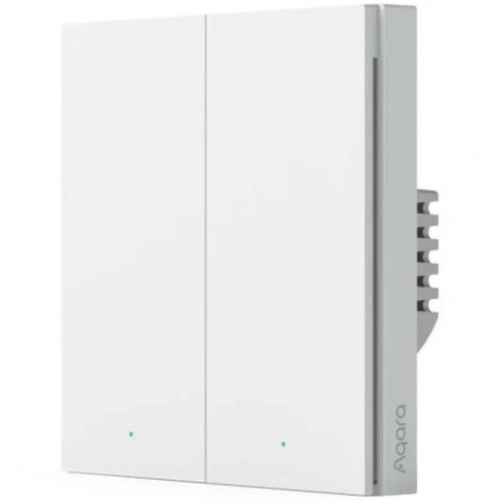 сертифицированный Умный выключатель  Aqara Smart wall switch H1 (with neutral, double rocker) WS-EUK04 