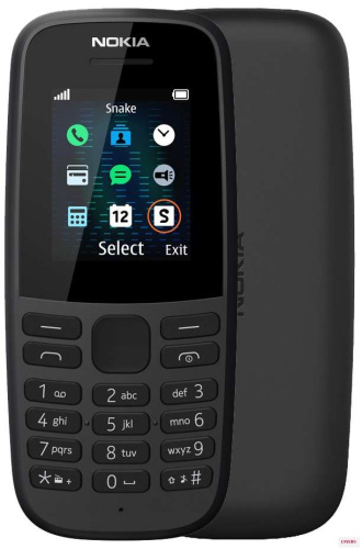 сертифицированный Nokia 105 2017 (TA-1010) Черный