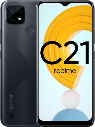 сертифицированный Realme C21 3+32GB Черный