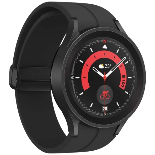 сертифицированный Часы Samsung Galaxy Watch 5 Pro 45мм 1.4" AMOLED корп.черный рем.черный фото 3