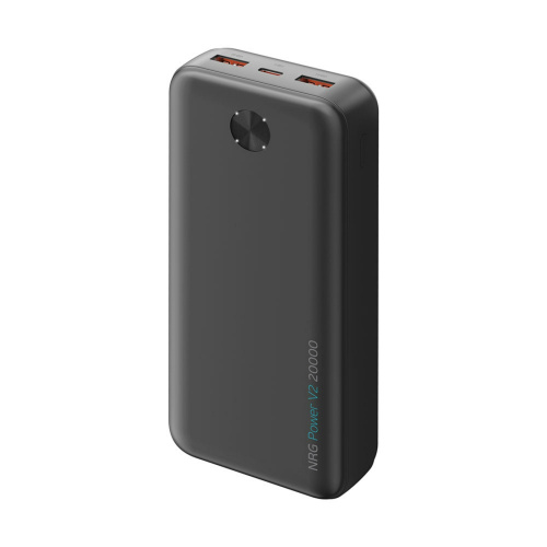 сертифицированный Внешний аккумулятор Deppa NRG Power V2 20000mAh 2xUSB черный