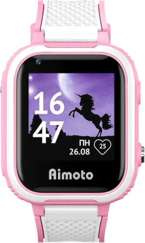 сертифицированный Детские часы Кнопка Жизни Aimoto Pro Indigo 4G Pink фото 4