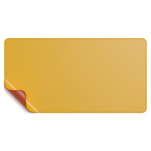 сертифицированный Коврик Satechi Dual Side ECO-Leather Deskmate Желтый/оранжевый