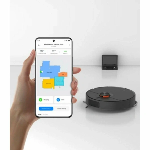 сертифицированный Робот-пылесос Xiaomi Robot Vacuum S20+ Black EU фото 10