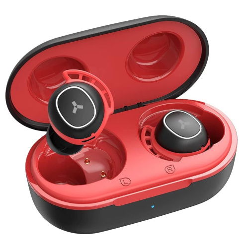 сертифицированный Наушники Accesstyle Fiesta TWS беспроводные красные