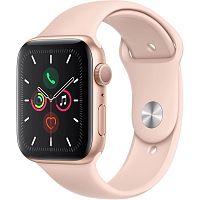 продажа Apple Watch Series 5 44mm Gold Aluminium Case with Pink Sport Band