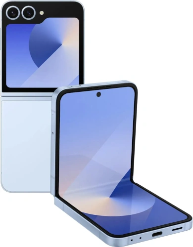 сертифицированный Samsung Z Flip 6 5G F741B 12/256GB Голубой RU