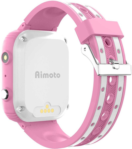 сертифицированный Детские часы Кнопка Жизни Aimoto Pro Indigo 4G Pink фото 2
