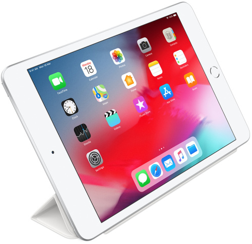 сертифицированный Чехол-обложка Apple iPad mini Smart Cover White (белый)-ZML фото 3