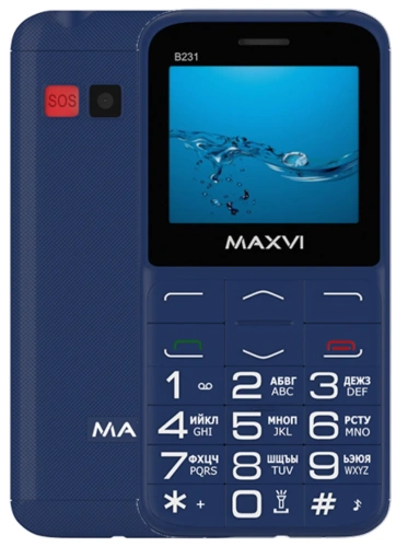 сертифицированный Maxvi B231ds Синий