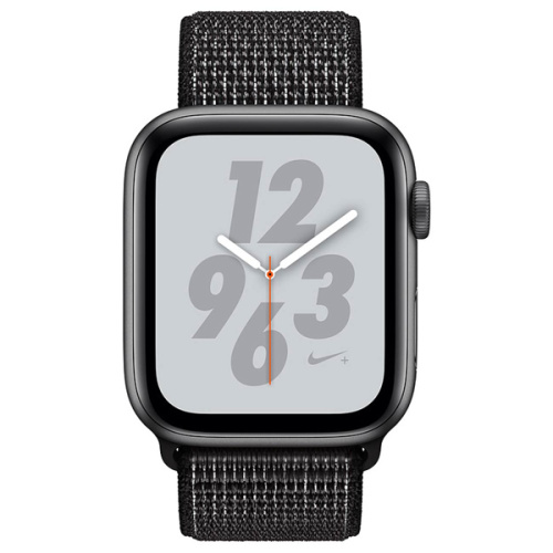 сертифицированный Apple Watch Series 4 40mm Case Space Grey Aluminium Sport Loop Black фото 3