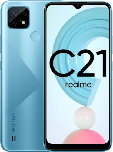 сертифицированный Realme C21 3+32GB Синий