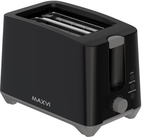 сертифицированный Тостер Maxvi KT725P black