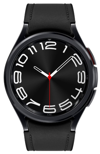 сертифицированный Часы Samsung Galaxy Watch 6 Classic 43мм 1.3" AMOLED корп.черн. рем.черный фото 2