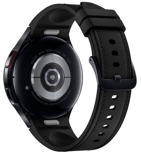 сертифицированный Часы Samsung Galaxy Watch 6 Classic 47мм 1.5" AMOLED корп.черн. рем.черный фото 4