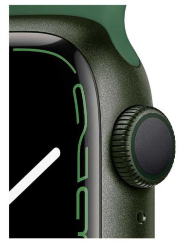 сертифицированный Apple Watch Series 7 GPS 41mm Case Blue Aluminium Band Green фото 3