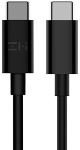 сертифицированный Дата-кабель Xiaomi ZMI Type-C/Type-C 50см 100W (AL306E) черный