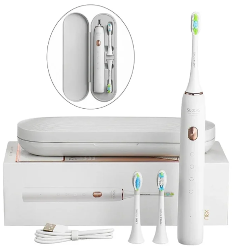 сертифицированный Электрическая зубная щетка Xiaomi Mi Soocas Electric Toothbrush X3U (белый) фото 7