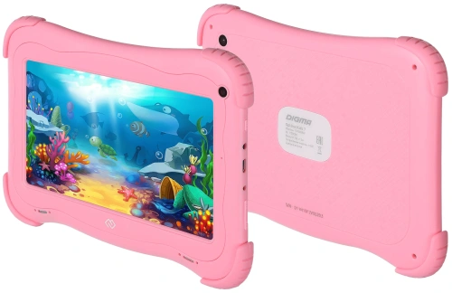 сертифицированный Планшет Digma Optima Kids 7 7" 16GB Розовый