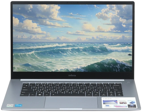 сертифицированный Ноутбук Infinix Inbook Y3 Plus YL512 i3 1215U/8Gb/SSD256Gb/15.6"/IPS/FHD/VGA int/W11/grey